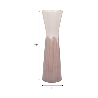 VALDIVA SMALL CERAMIC FLOOR VASE