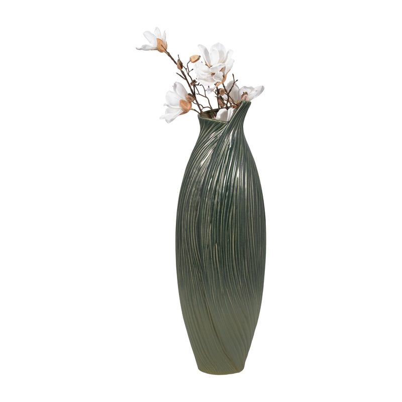 Rubpert Large Green Floor Vase