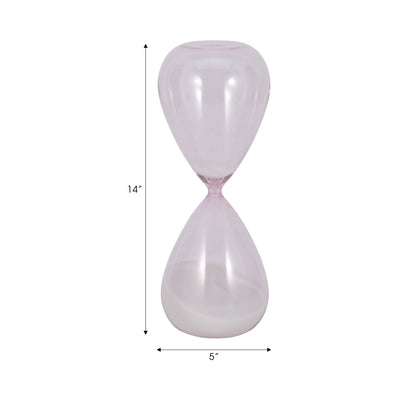 14 Hayley Large Pink Hourglass