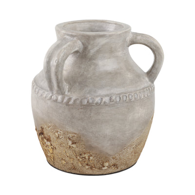 Terracotta, 10 Triple Handle Jug, Reactive Glaze