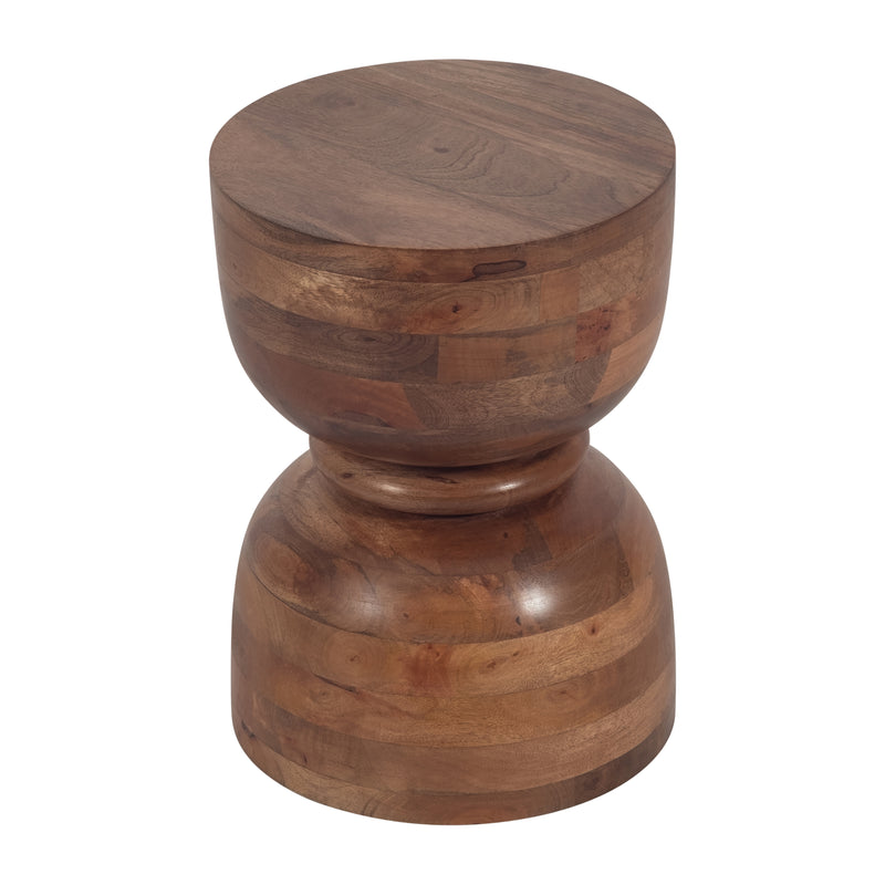 18 POLISHED MANGO WOOD ACCENT TABLE