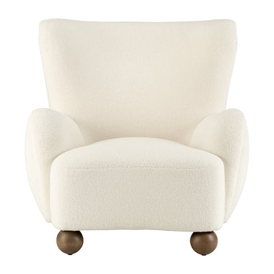 WINGBACK OCCASIONAL CHAIR, BEIGE