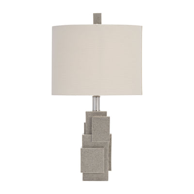 Resin 22 Blocks Table Lamp,gray