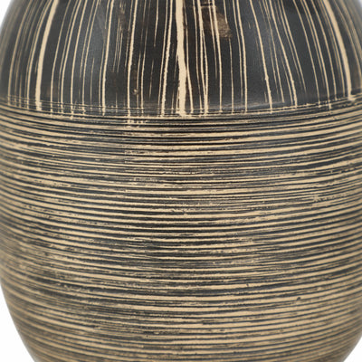 7H TRIBAL VASE, BROWN