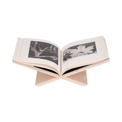 18 Travertine Bookstand, Tan