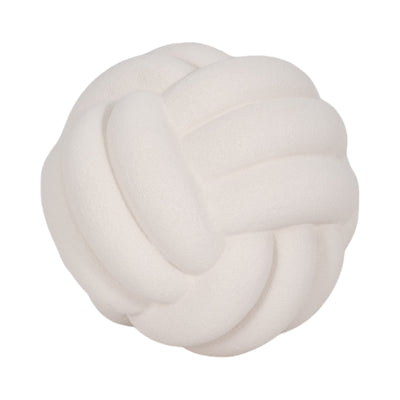 5 Knot Orb Rough Texture, White