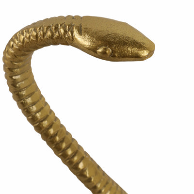 10 Tall Snake Tabletop D?cor, Gold