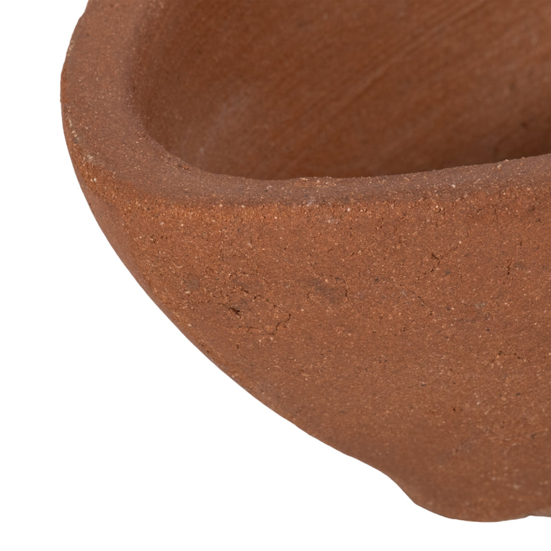 10 Tapered Terracotta Bowl, Natural