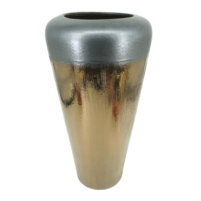 24 Tiziano Small Ceramic Bronze Floor Vase