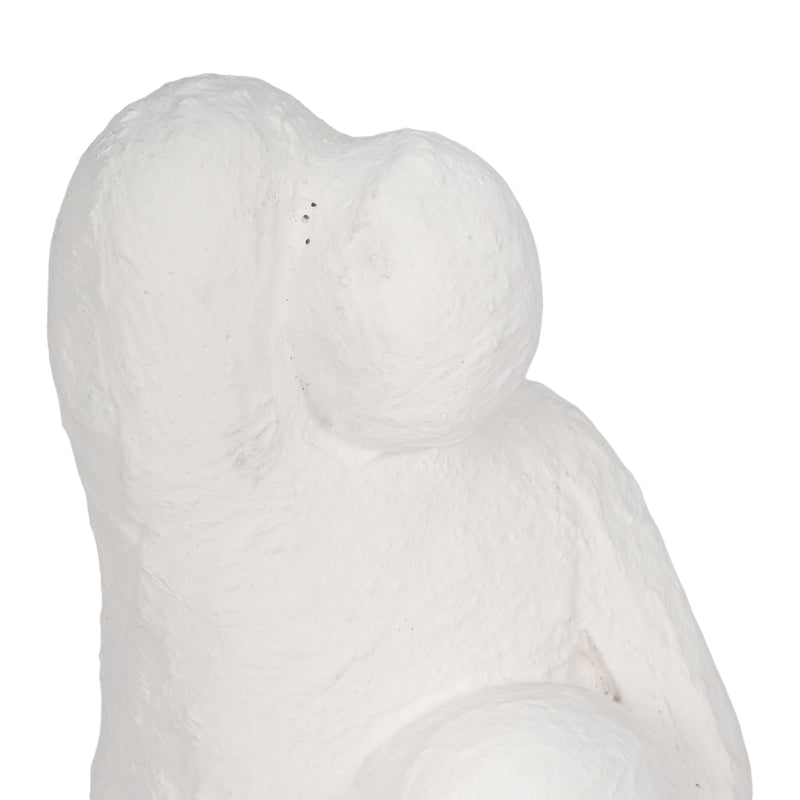 8 Raised Arm Posing Figure, White