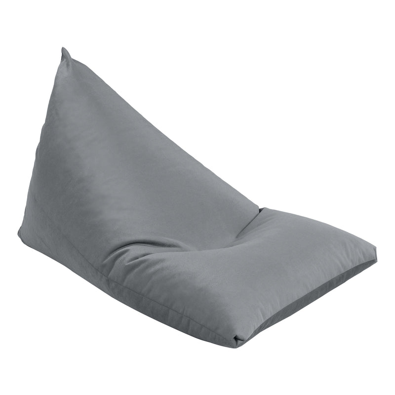 Ilkay Velvet Bean Bag Chair - Large