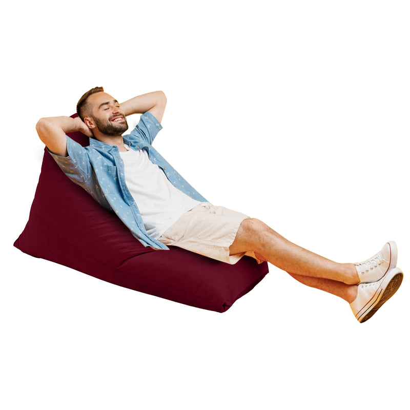 Ilkay Velvet Bean Bag Chair - Small