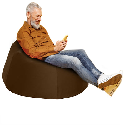 Niklas Velvet Bean Bag Chair - Small