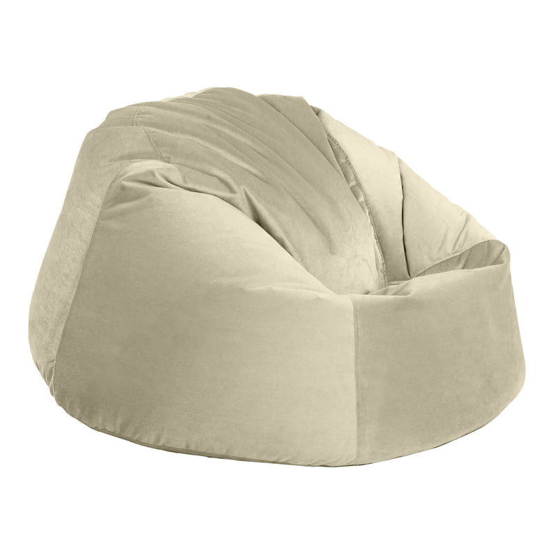 Niklas Velvet Bean Bag Chair - Large