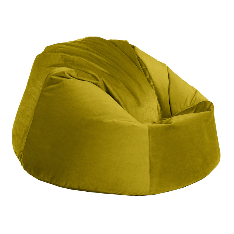 Niklas Velvet Bean Bag Chair - Large