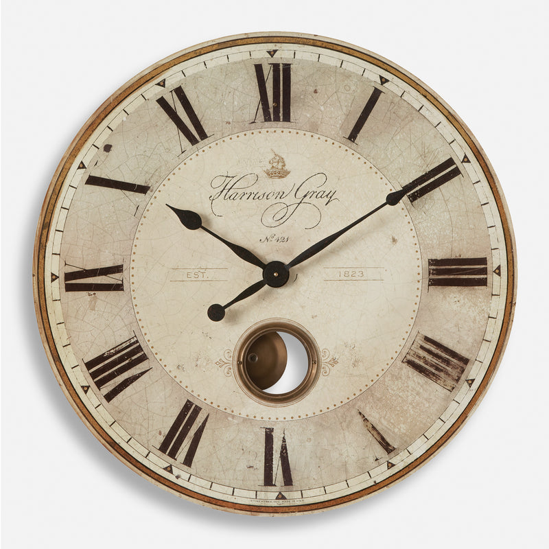 Harrison Gray 30 Wall Clock