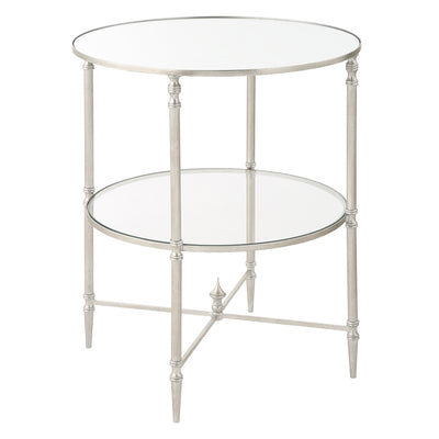 Henzler 55 W x 66 H x 55 D Round Accent Table with Mirror Top