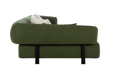 Celestial Coral Green Sectional W325.5