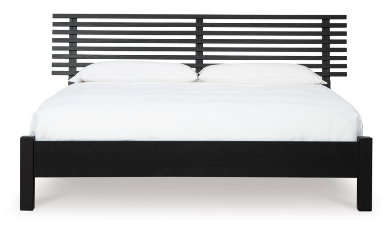 Danziar King Slat Panel Bed