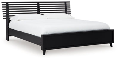 Danziar- King Slat Panel Bed