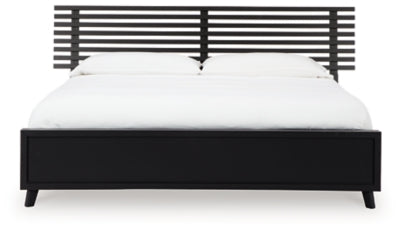 Danziar- King Slat Panel Bed