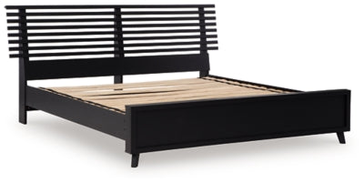 Danziar- King Slat Panel Bed