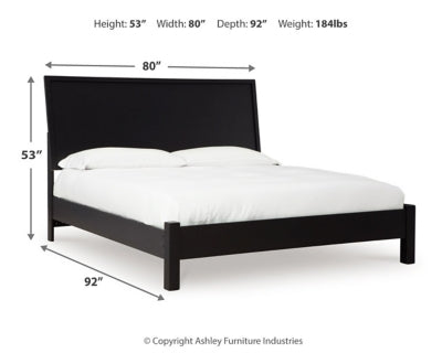 Danziar- King Panel Bed