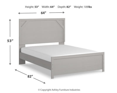 Cottonburg-Queen Panel Bed