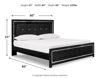 Kaydell King Upholstered Panel Bed