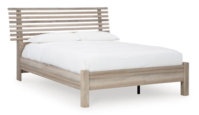 Hasbrick - Queen Slat Panel Bed