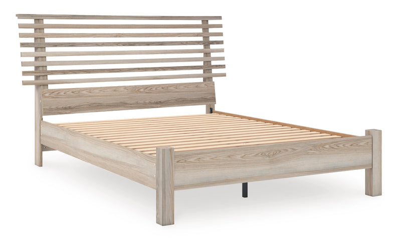 Hasbrick - Queen Slat Panel Bed