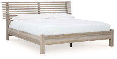 Hasbrick - King Slat Panel Bed