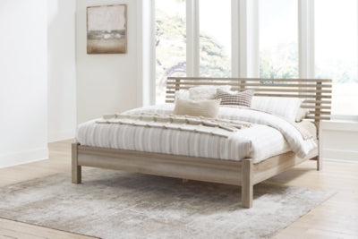 Hasbrick - King Slat Panel Bed