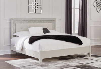 Zyniden Full Upholstered Panel Bed