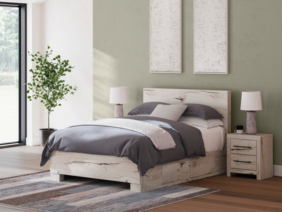 Lawroy -  King Panel Storage Bed