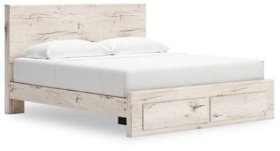 Lawroy -  King Panel Storage Bed