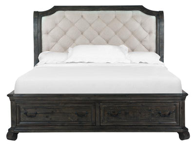 Bellamy - Complete King Sleigh Storage Bed