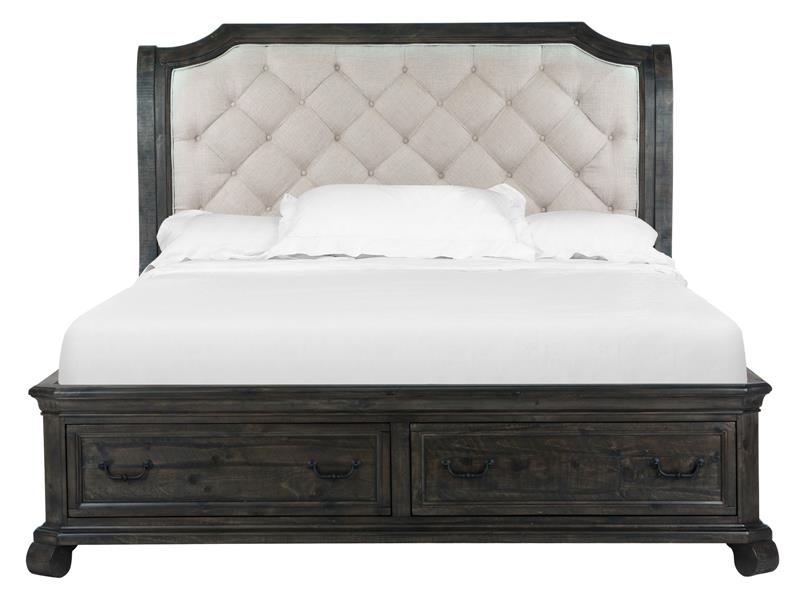 Bellamy - Complete King Sleigh Storage Bed