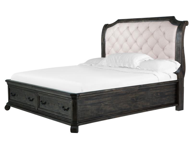 Bellamy - Complete King Sleigh Storage Bed