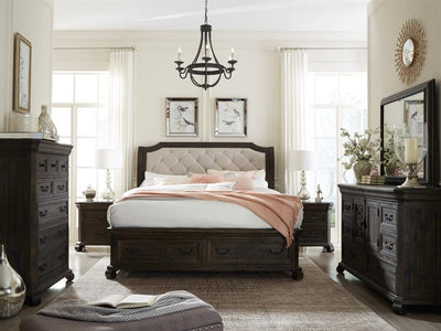 Bellamy - Complete King Sleigh Storage Bed