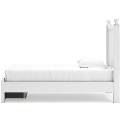 Mollviney Twin Panel Storage Bed