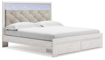 Altyra - King Upholstered Storage Bed