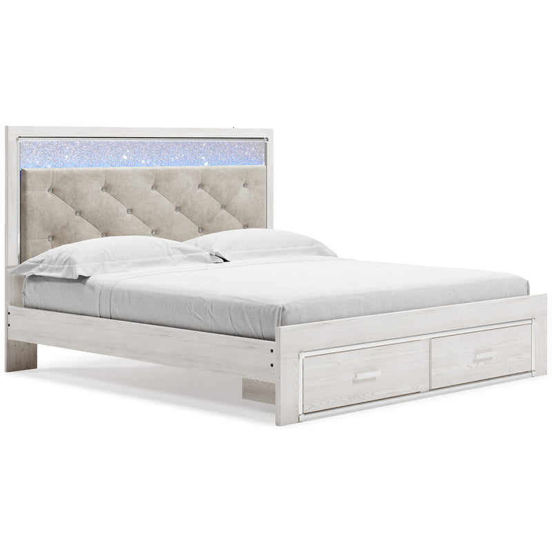 Altyra - King Upholstered Storage Bed