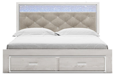 Altyra - King Upholstered Storage Bed