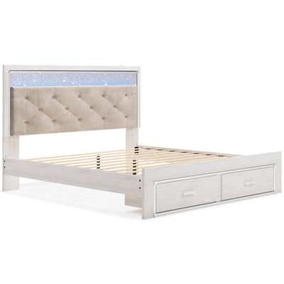 Altyra - King Upholstered Storage Bed