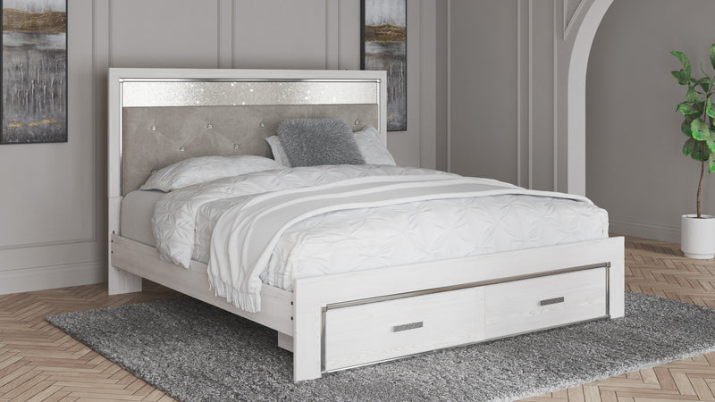 Altyra -  Queen Upholstered Storage Bed