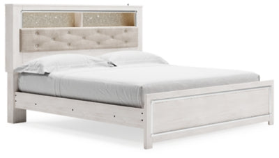 Altyra King Panel Bookcase Bed1