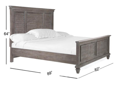 Lancaster - Complete King Shutter Panel Bed