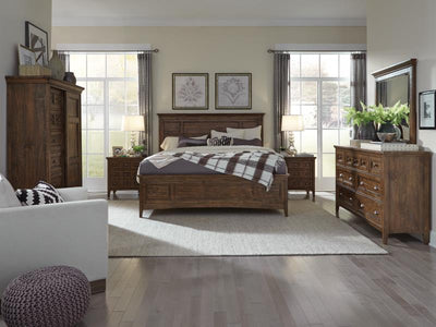 Bay Creek - Complete Queen Panel Bed with Regular Rails