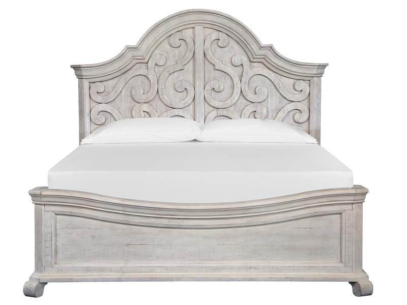 Bronwyn - Complete Queen Shaped Panel Bed